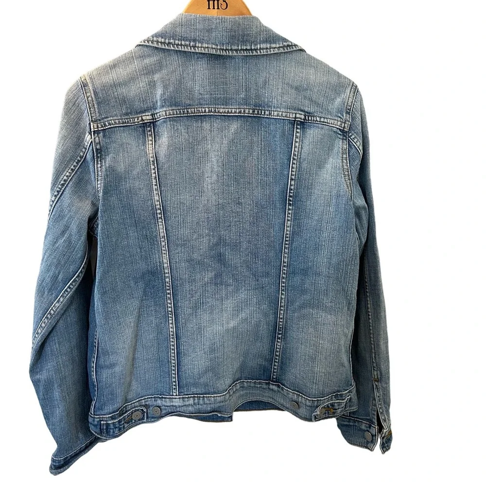 Levi’s Blue Denim Button Trucker Jacket | Size Large - Picture 10 of 10